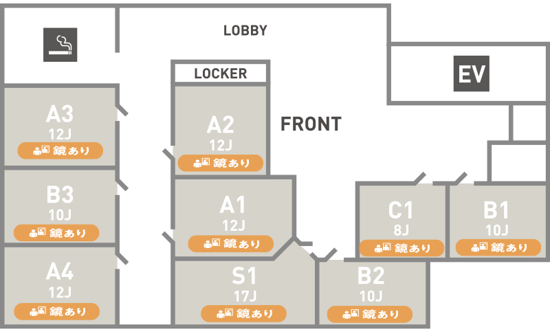神戸 三宮店 フロアマップ