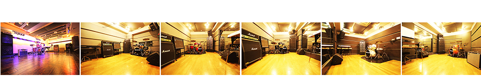 全6部屋＋レコーディングスタジオ併設の音楽スタジオ　ベースオントップ東心斎橋店