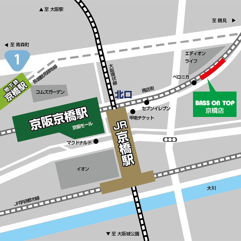 京橋店 地図